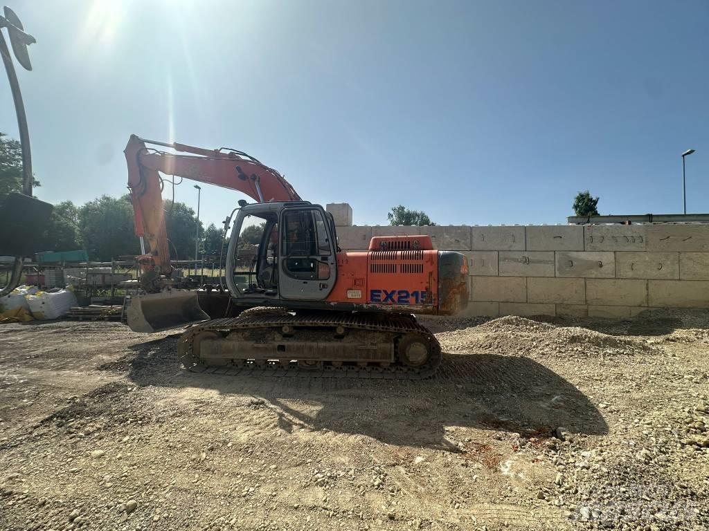 Fiat-Hitachi EX 215 Gravemaskiner på larvebånd