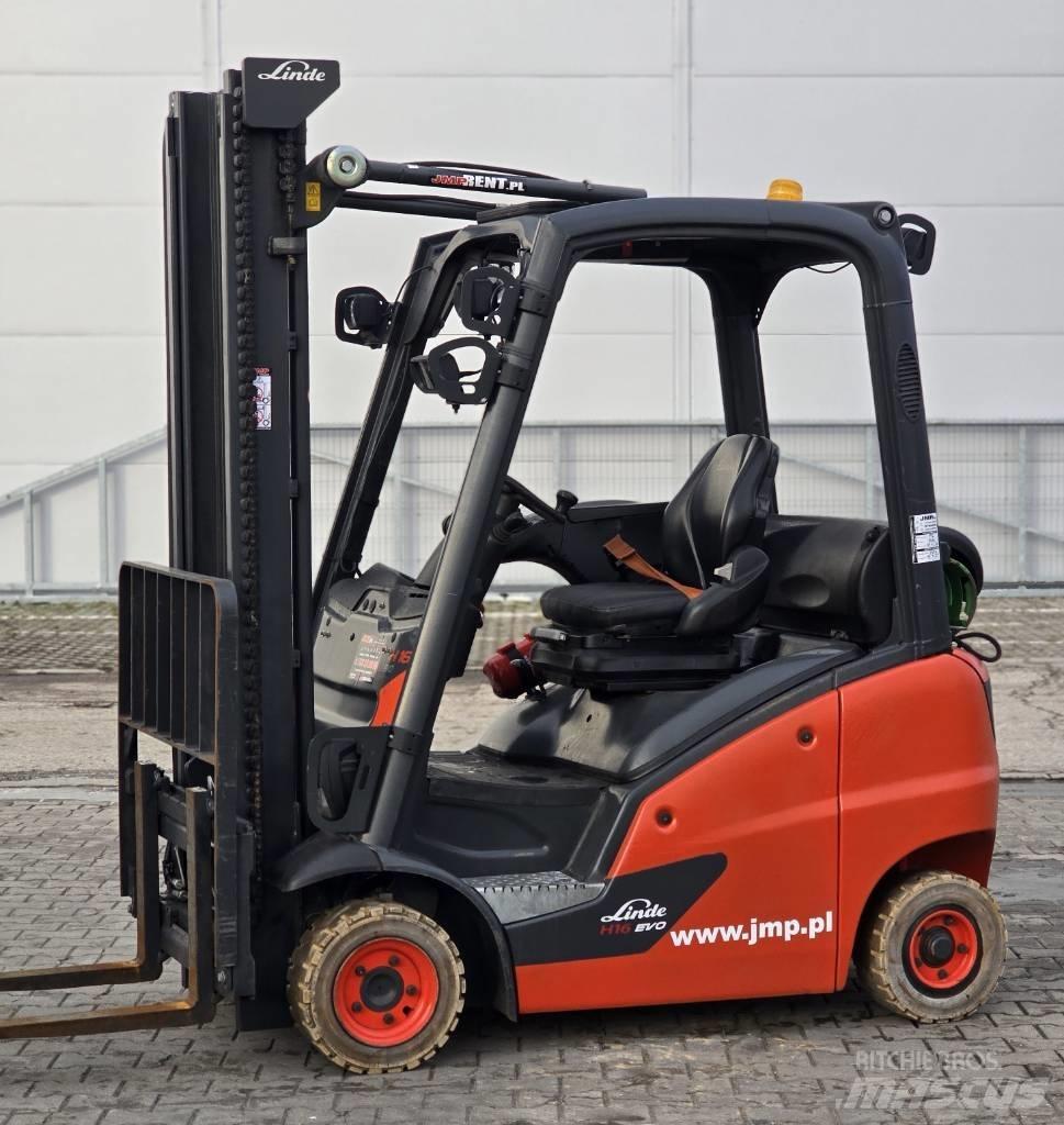 Linde H 16 T - 01 LPG gaffeltrucks