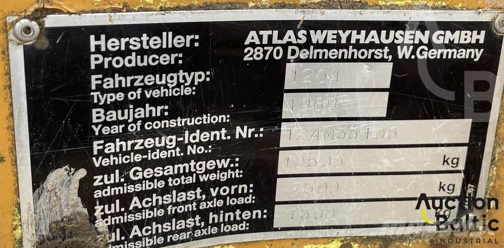 Atlas 1204 Gravemaskiner på hjul
