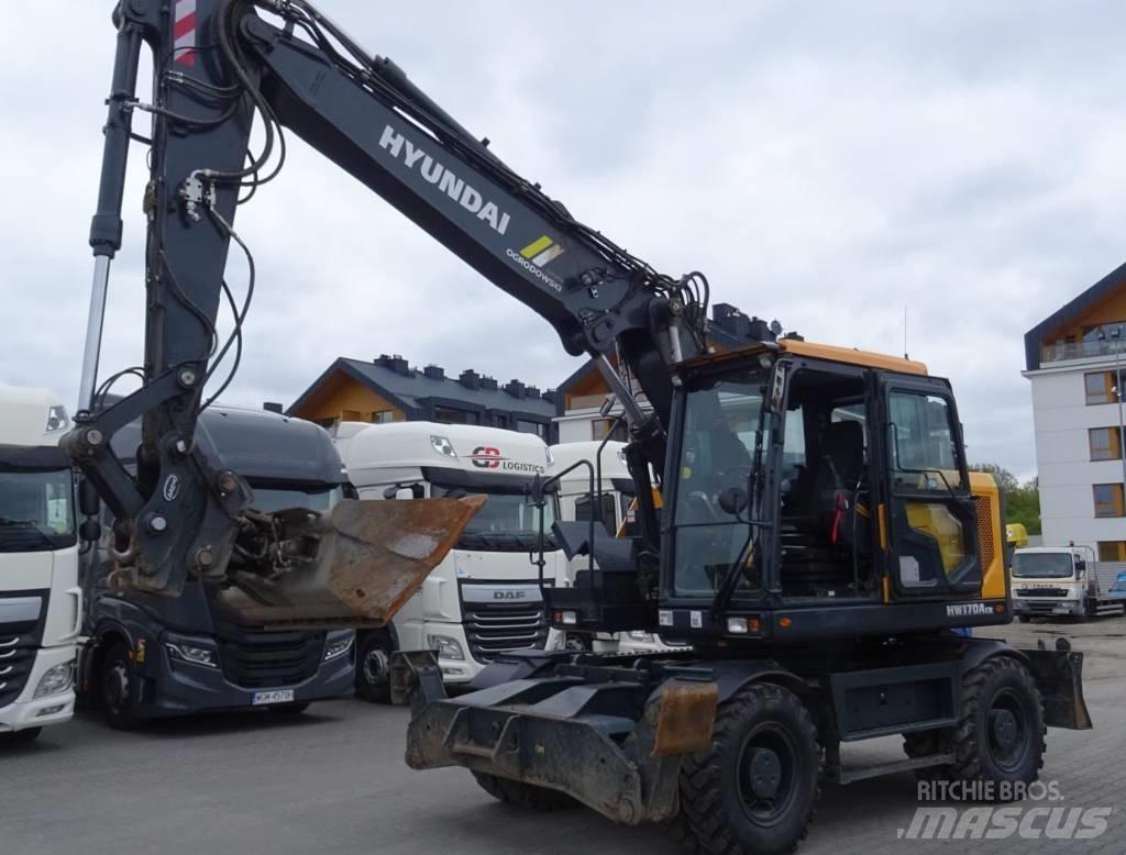 Hyundai HW 170 ACR Gravemaskiner på hjul