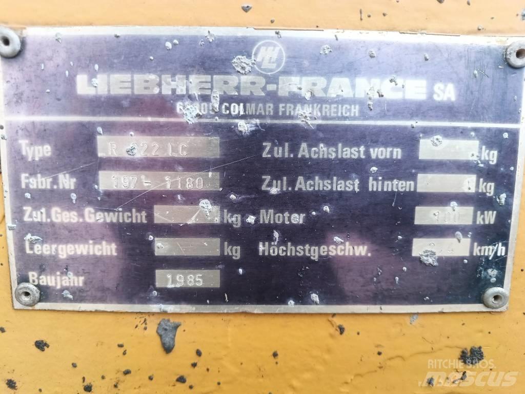 Liebherr R 922 L Gravemaskiner på larvebånd
