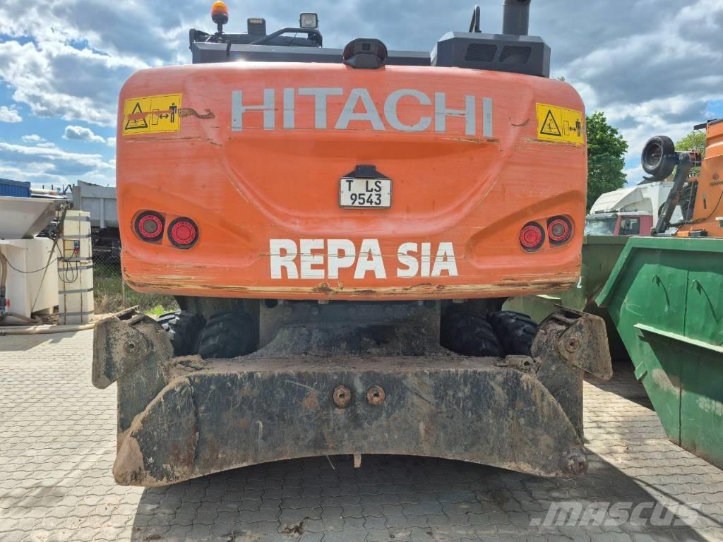 Hitachi ZX 170 W-6 Gravemaskiner på hjul