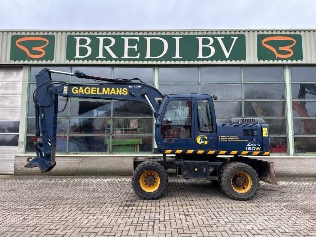 Hitachi ZX 160 W Gravemaskiner på hjul