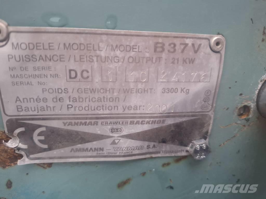 Yanmar B 37 V Minigravemaskiner