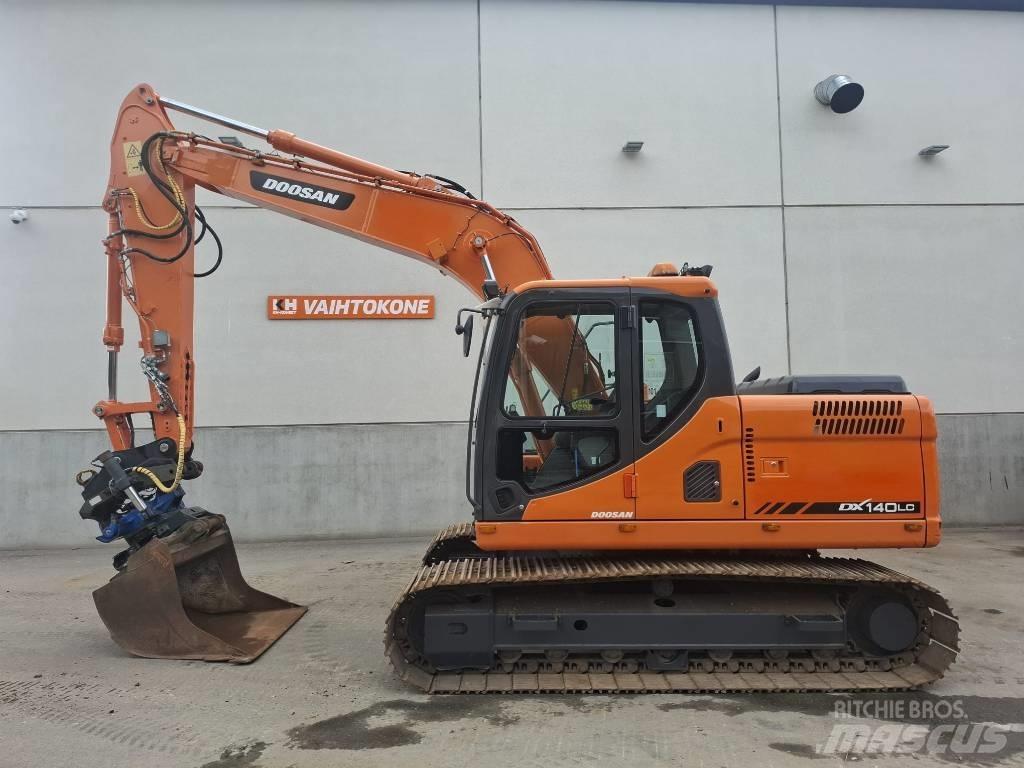 Doosan DX 140 LC Gravemaskiner på larvebånd