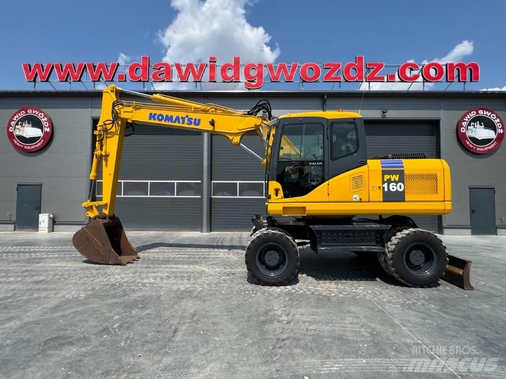 Komatsu PW 160 ES-7K Gravemaskiner på hjul