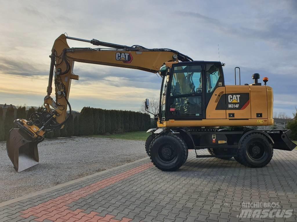 CAT M 314 F Gravemaskiner på hjul
