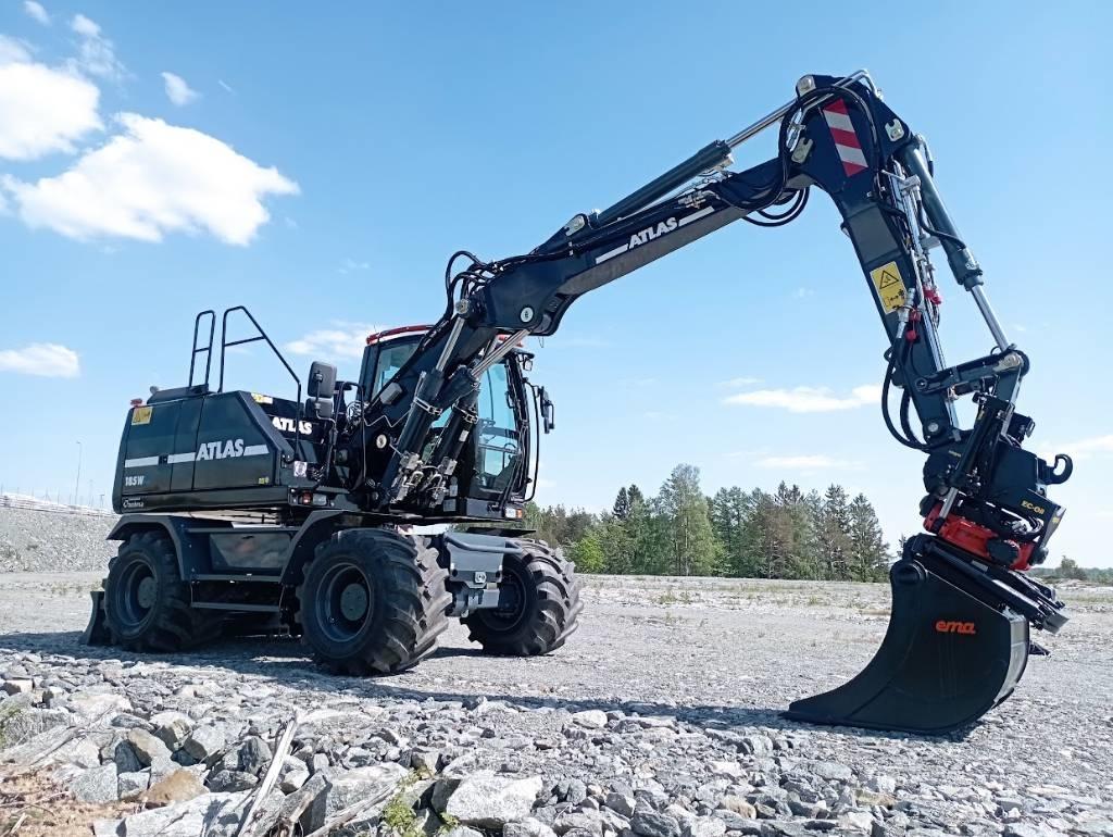 Atlas 185w Gravemaskiner på hjul