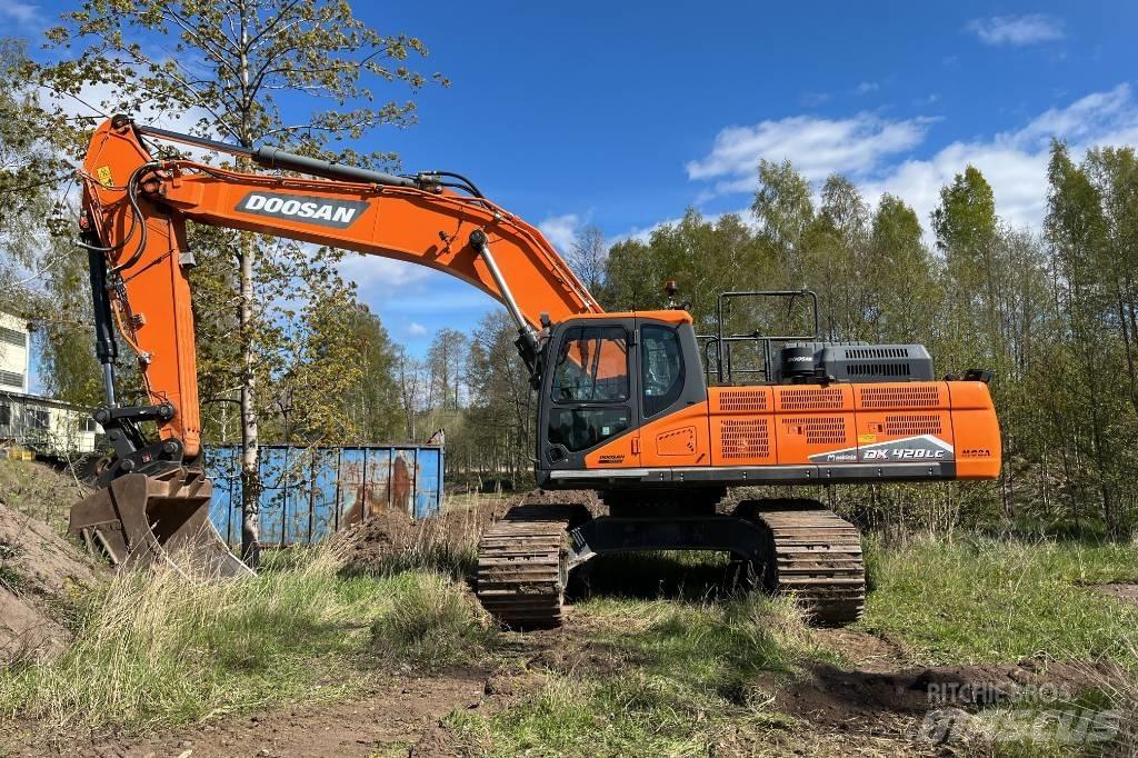 Doosan DX 420 LC Gravemaskiner på larvebånd