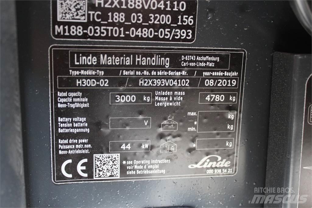 Linde H30D Diesel gaffeltrucks