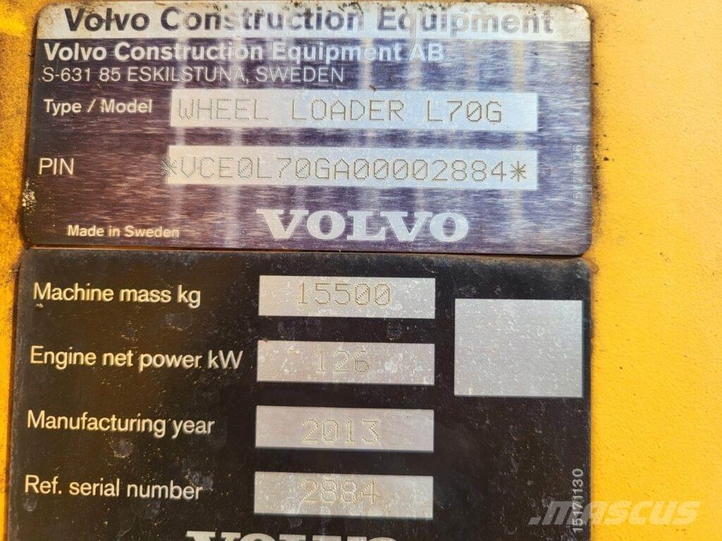 Volvo L70G Læssemaskiner på hjul