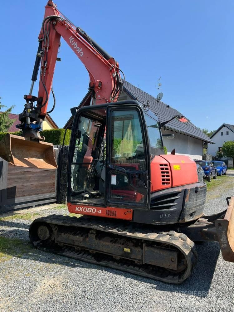 Kubota KX 080-4 Midi-gravemaskiner 7t - 12t