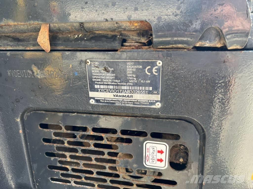 Yanmar Vio 17 Minigravemaskiner