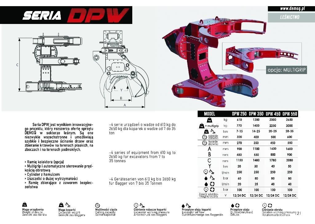  DEMOQ DPW250 Gribere