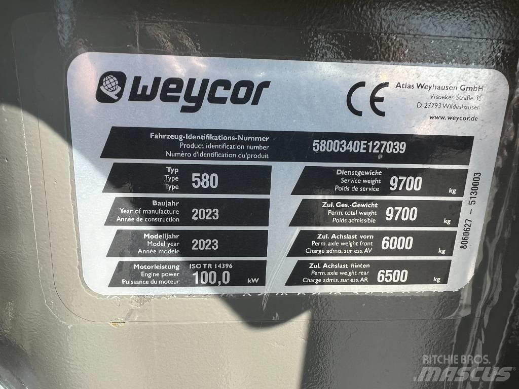 Weycor AR 580 Læssemaskiner på hjul