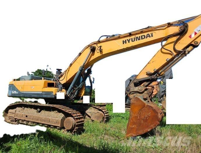 Hyundai Robex 520 LC Gravemaskiner på larvebånd