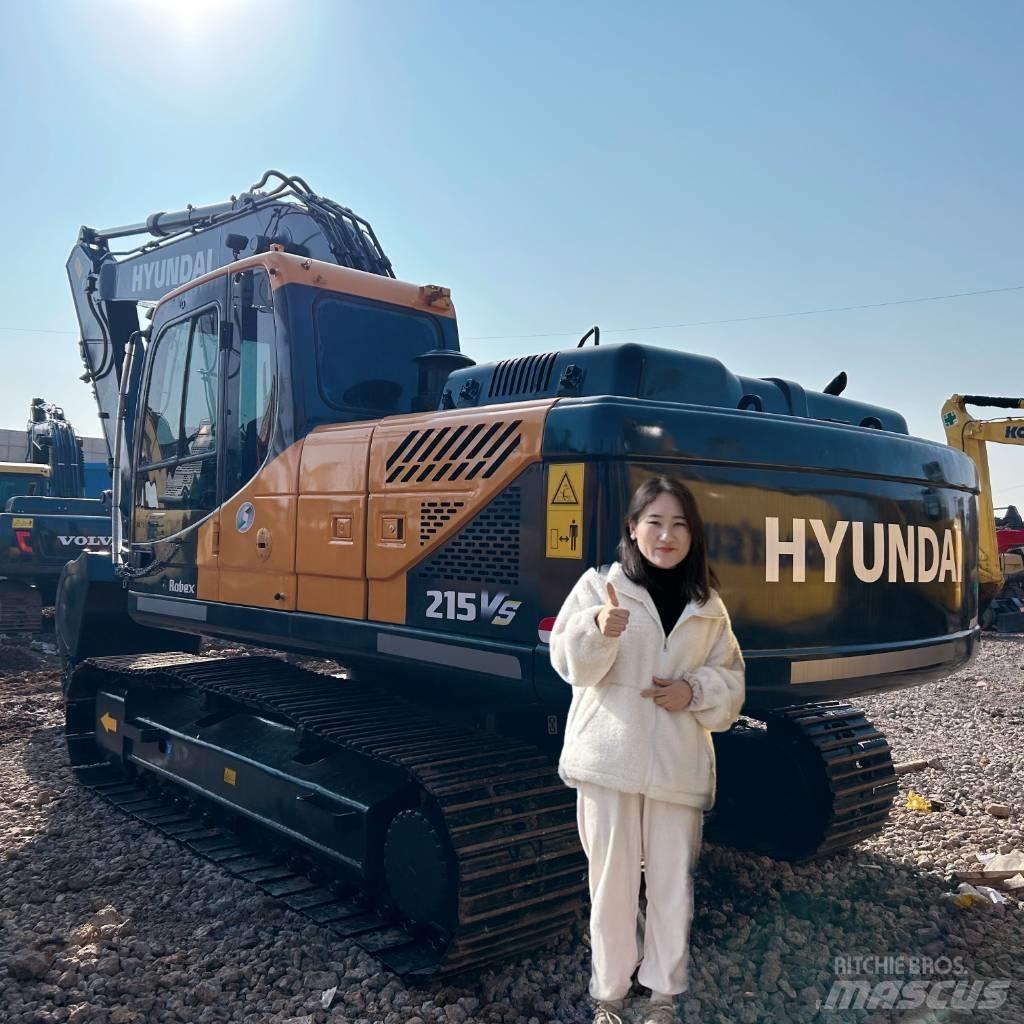 Hyundai 215 Gravemaskiner på larvebånd