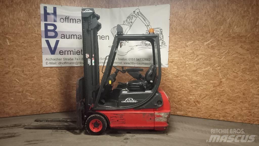 Linde E16C-02 El gaffeltrucks