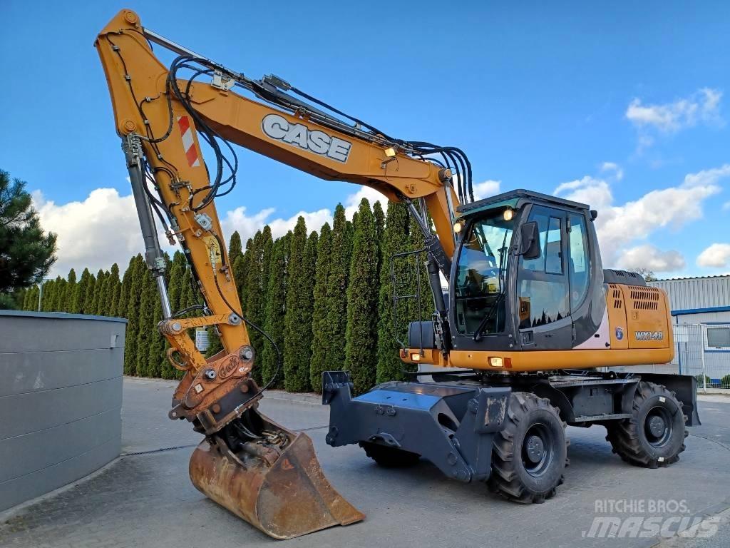 CASE WX 148 Gravemaskiner på hjul