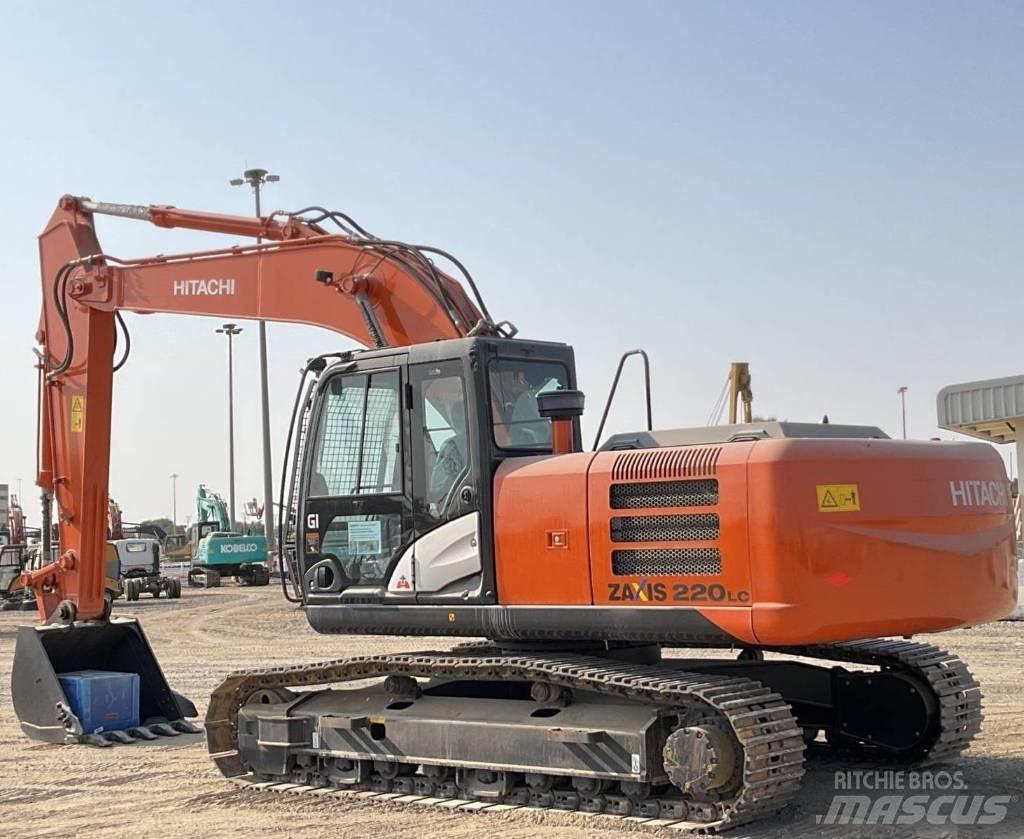 Hitachi ZX220 LC Gravemaskiner på larvebånd