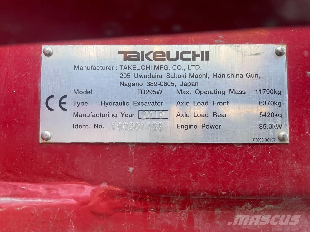 Takeuchi TB 295 W Gravemaskiner på hjul