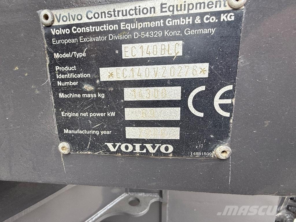 Volvo EC 140 B Gravemaskiner på larvebånd