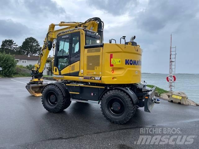 Komatsu PW168-11 Gravemaskiner på hjul