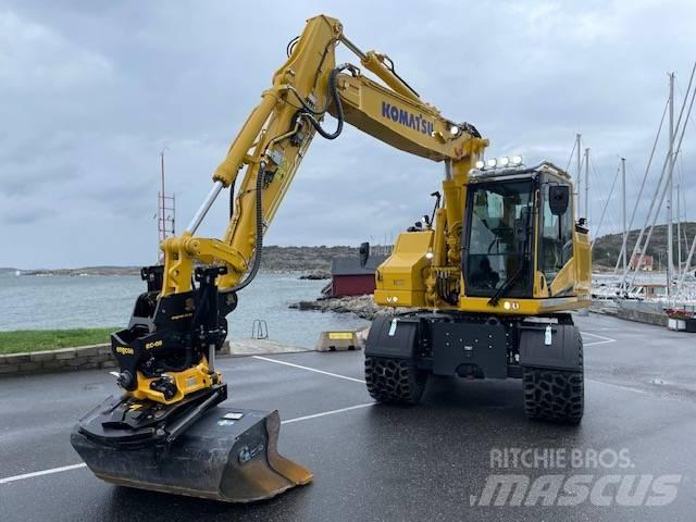 Komatsu PW168-11 Gravemaskiner på hjul