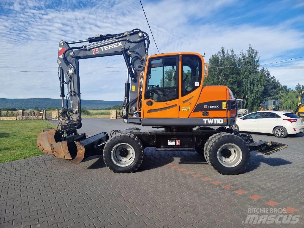 Terex TW 110 Gravemaskiner på hjul