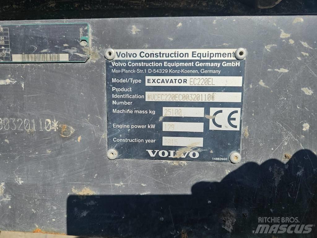 Volvo EC220EL Gravemaskiner på larvebånd