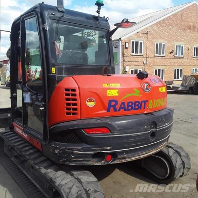 Kubota KX080-4a2 Midi-gravemaskiner 7t - 12t