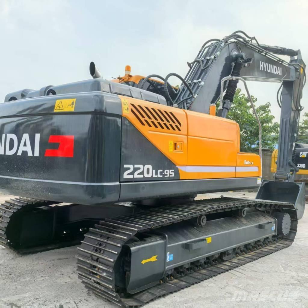 Hyundai r220lc-9s Midi-gravemaskiner 7t - 12t