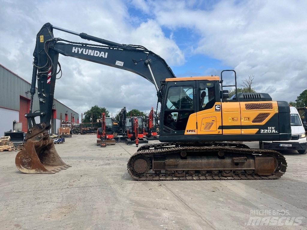 Hyundai HX220AL Gravemaskiner på larvebånd