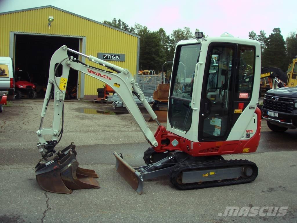 Takeuchi TB 216 Minigravemaskiner