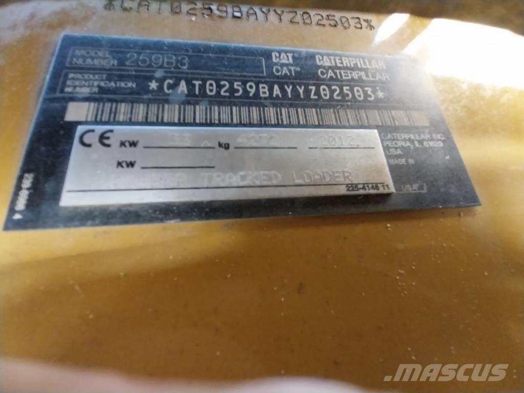 CAT 259 B 3 Minilæsser - skridstyret
