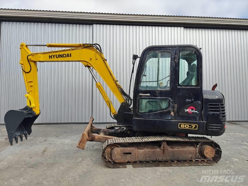 Hyundai R 60-7 Minigravemaskiner