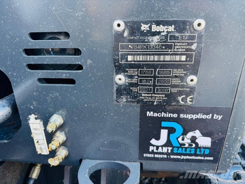Bobcat E 19 Minigravemaskiner