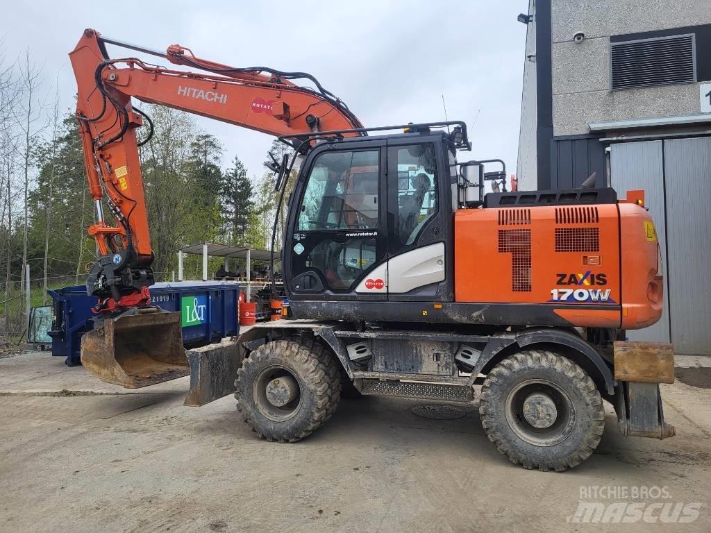 Hitachi ZX170W-6 Gravemaskiner på hjul