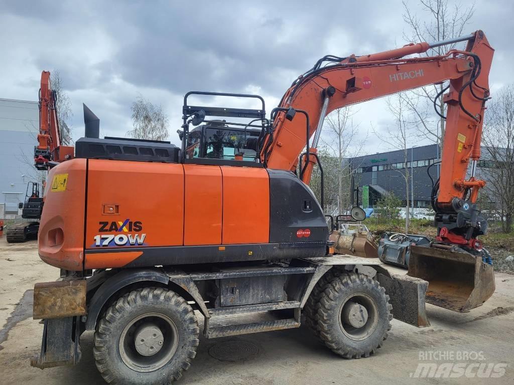 Hitachi ZX170W-6 Gravemaskiner på hjul