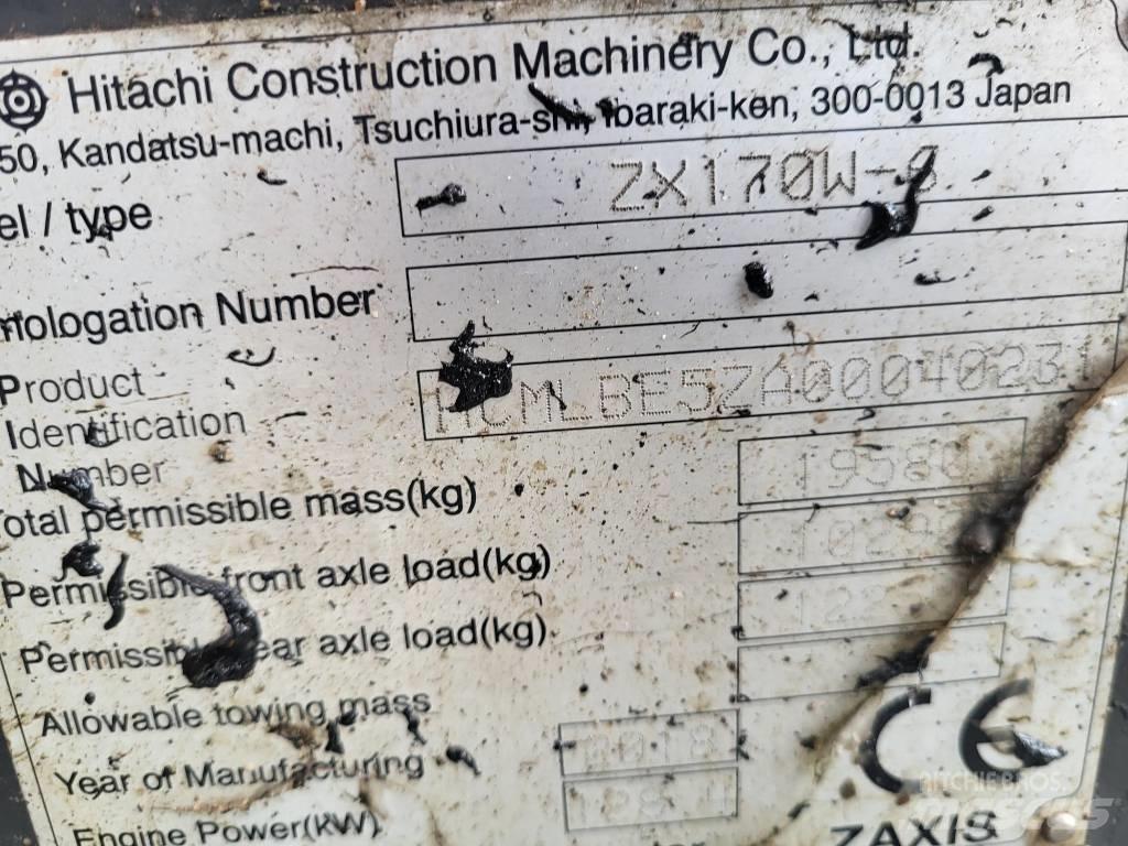Hitachi ZX170W-6 Gravemaskiner på hjul