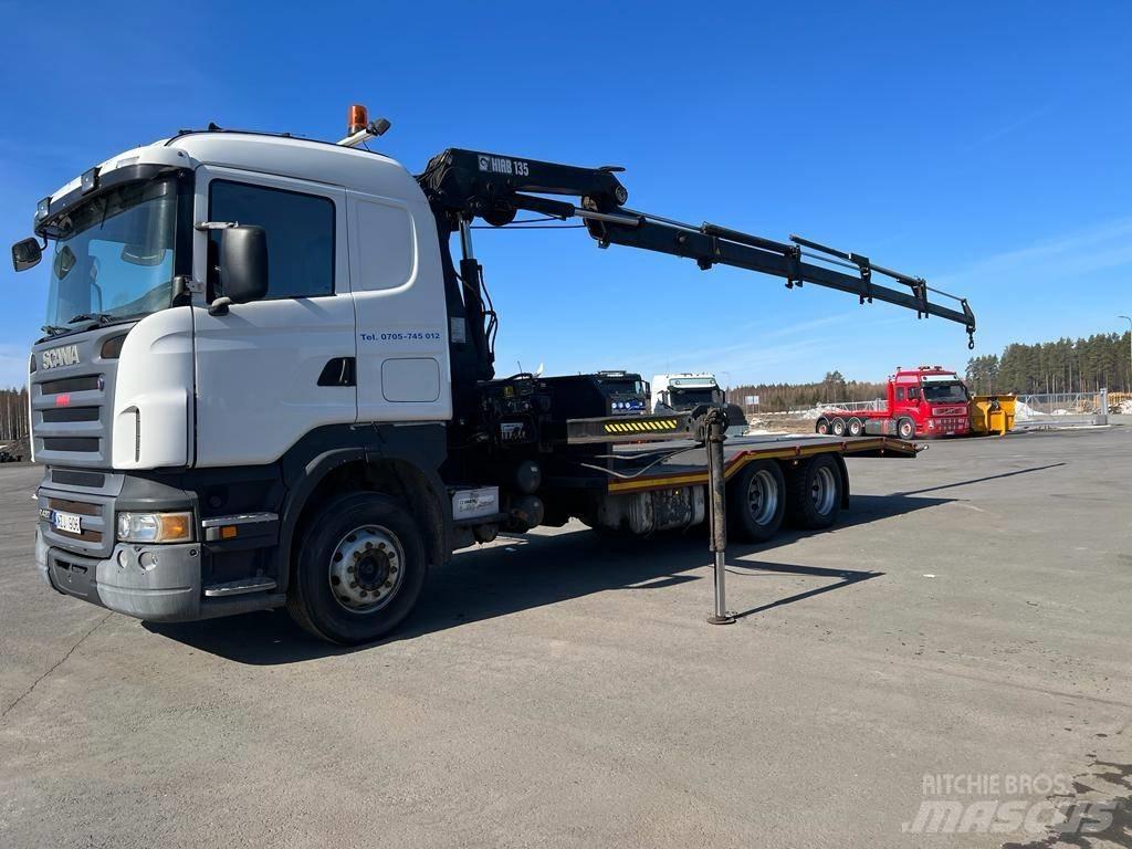 Scania R 420 LB Lastbil med kran