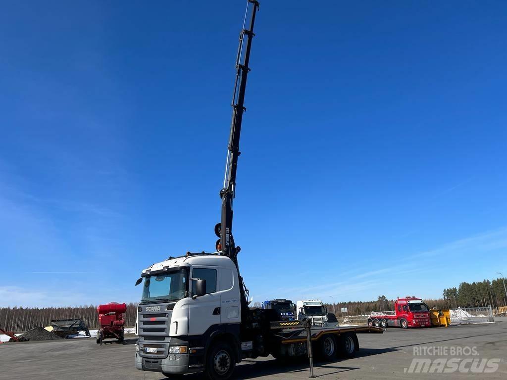 Scania R 420 LB Lastbil med kran