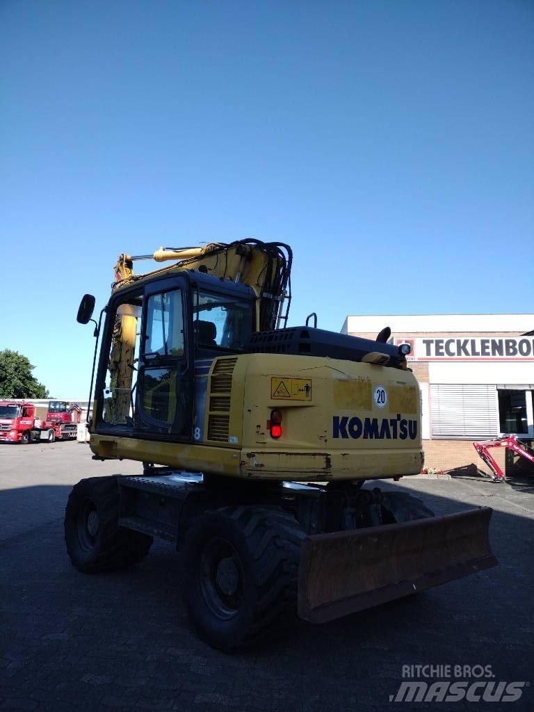 Komatsu PW 148-8 Gravemaskiner på hjul