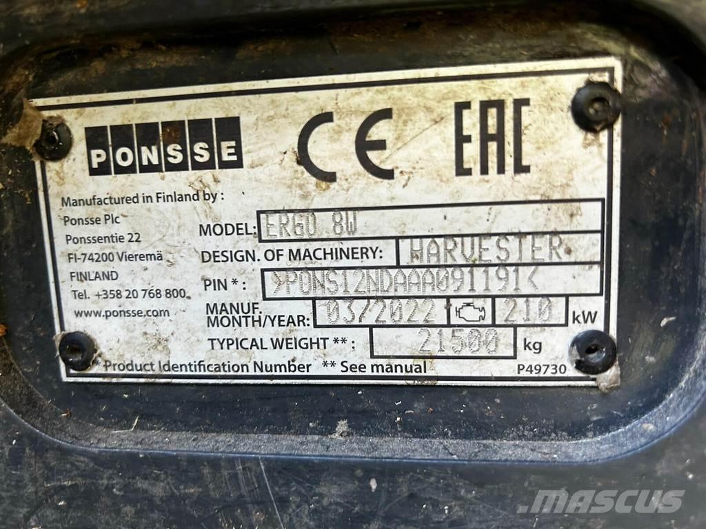 Ponsse Ergo 8W Skovningsmaskiner