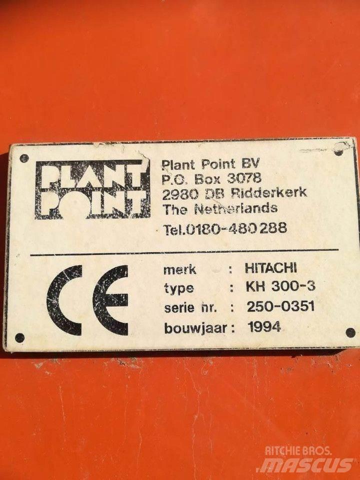 Hitachi KH 300 Kraner på larvebånd