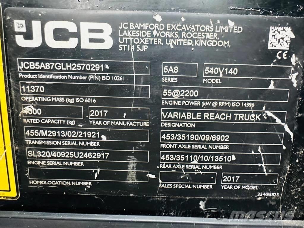 JCB 540-140 Teleskoplæssere