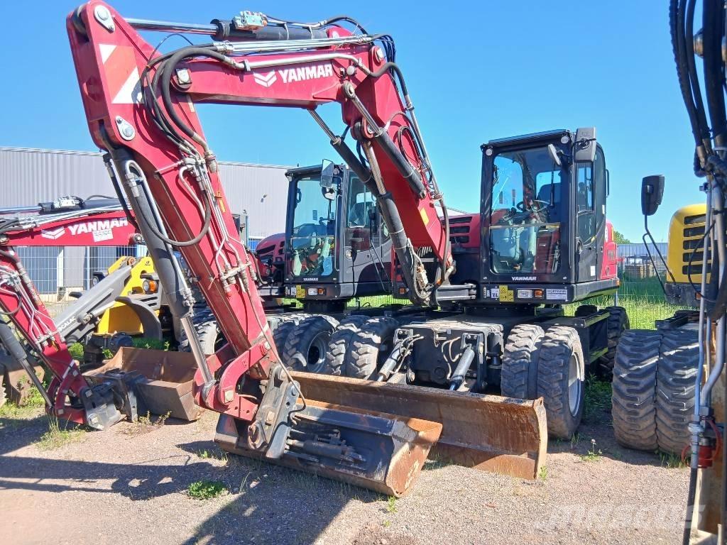 Yanmar B 110 w Gravemaskiner på hjul
