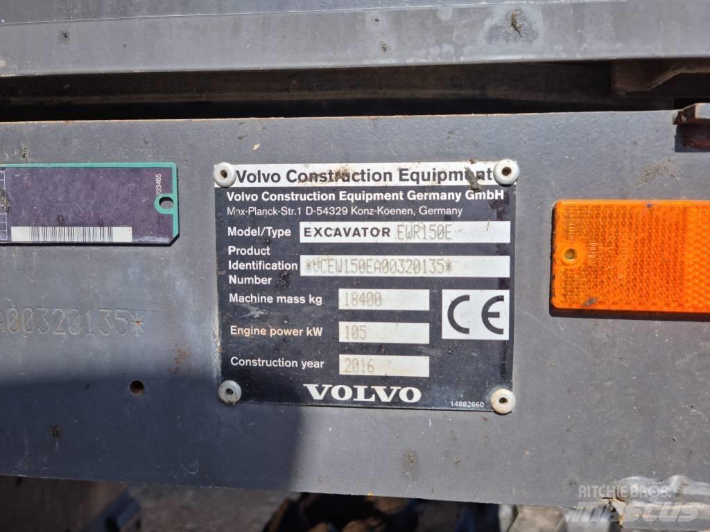 Volvo EWR 150 E Gravemaskiner på hjul