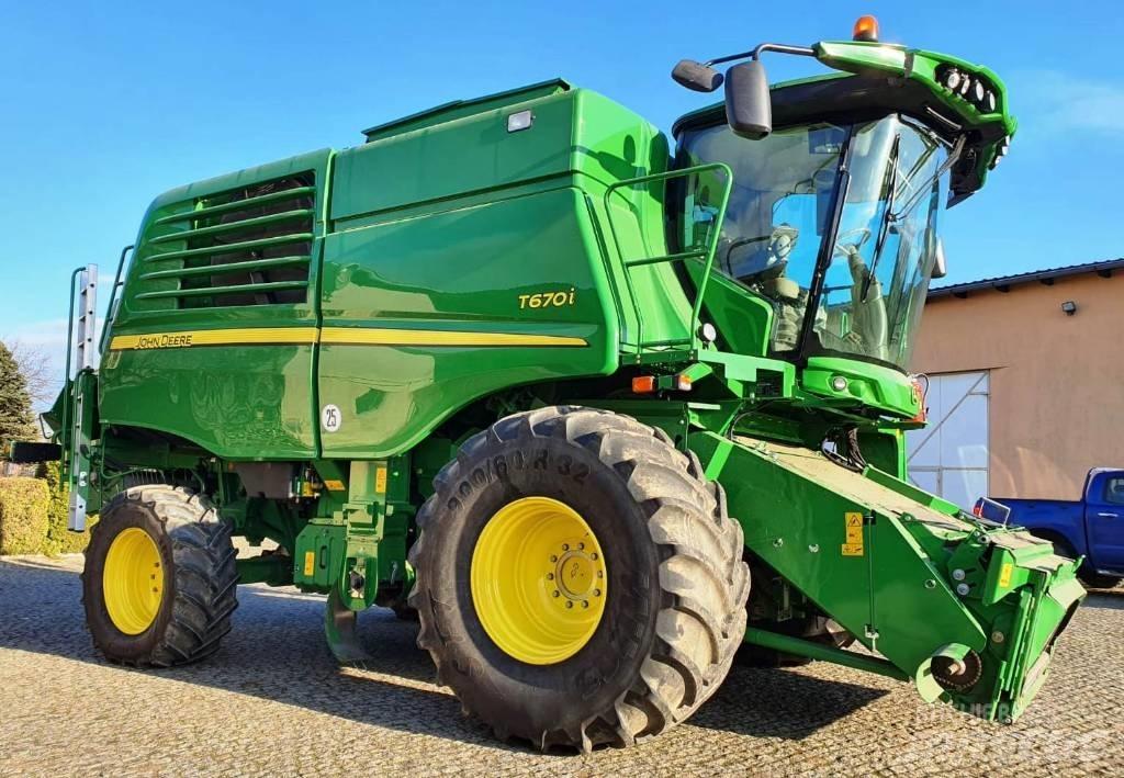 John Deere T670 Mejetærskere