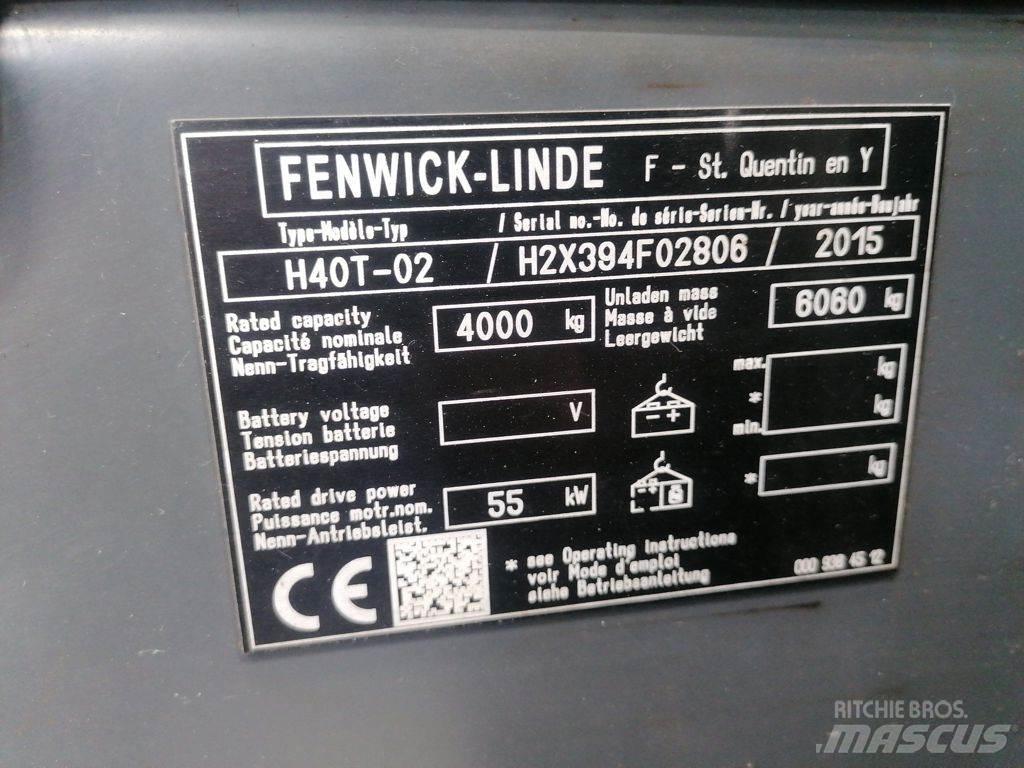 Linde H40T-02 LPG gaffeltrucks